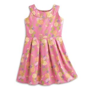 American Girl Flower Garden Dress II Pink Floral Kids Dress Size 14